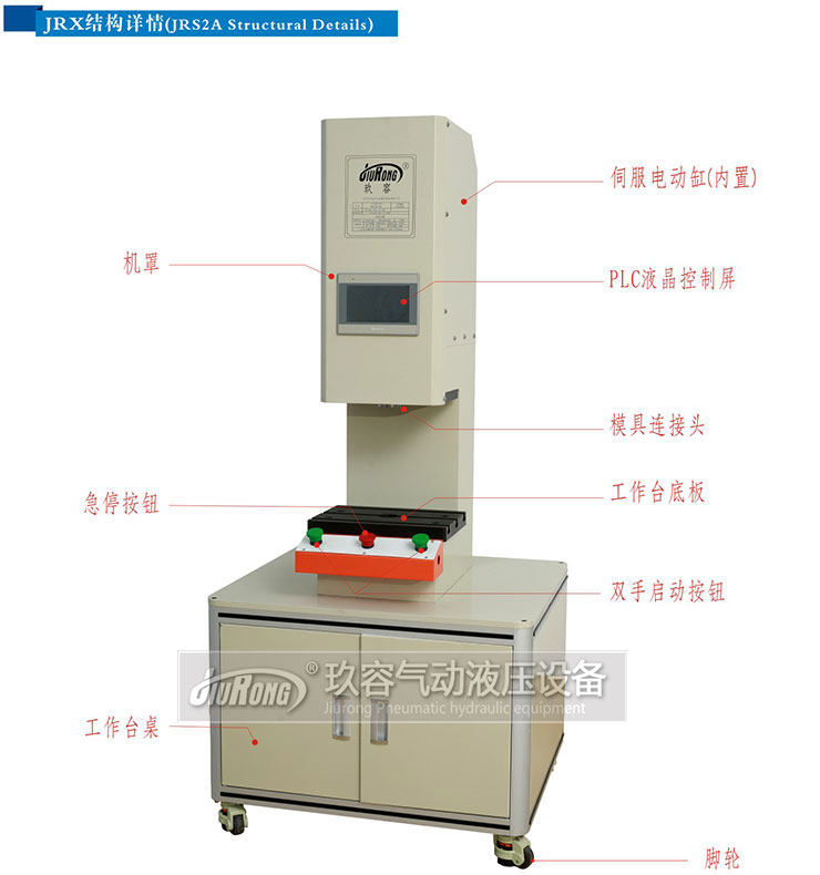 JRX伺服電缸壓力機(jī)結(jié)構(gòu)詳情